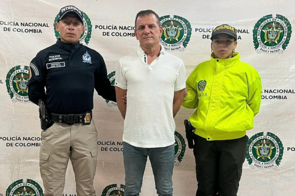 Policía de Colombia captura a un jefe de la mafia italiana en Barranquilla