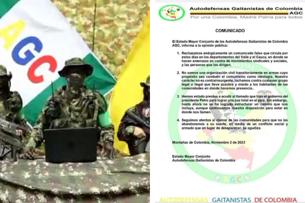 Autodefensas Gaitanistas De Colombia Desmienten Amenazas Contra