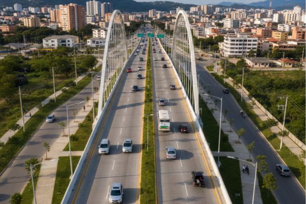 La moderna estructura que transformará el barrio Once de Noviembre y sus alrededores se construirá en solo ocho meses. Foto RonIA