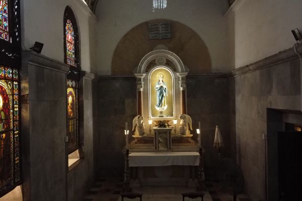 Imagen de la Inmaculada Concepción en una de las capillas interiores de la Catedral Basílica Menor de Santa Marta, que lleva el mismo nombre de la Virgen; esta escultura fue donada por los reyes de España entre 1530 y 1535. Derechos Reservados/ELINFORMADOR