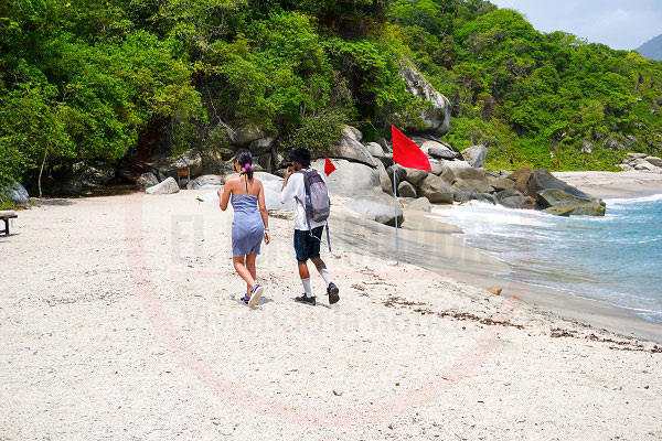 Esta playa es la más visitada por extranjeros según informan los pescadores y vendedores del lugar.