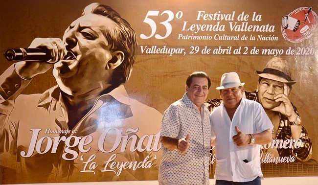 Jorge Oñate y Rosendo Romero, protagonistas del 53 Festival de la Leyenda Vallenata.