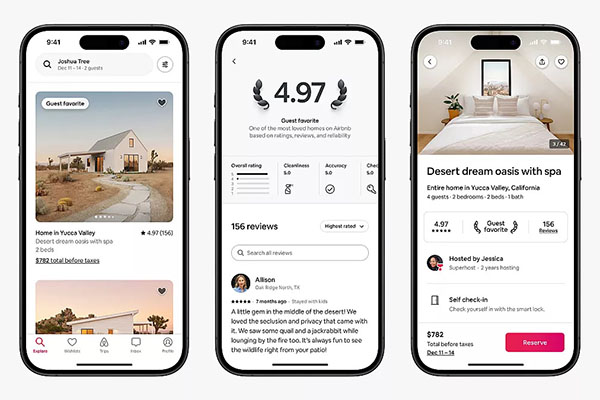La imagen detalla como se utiliza la aplicación, para brindarle la comodidad al usuario que pretenda alquilar una casa, hostal o una habitación de manera virtual. 