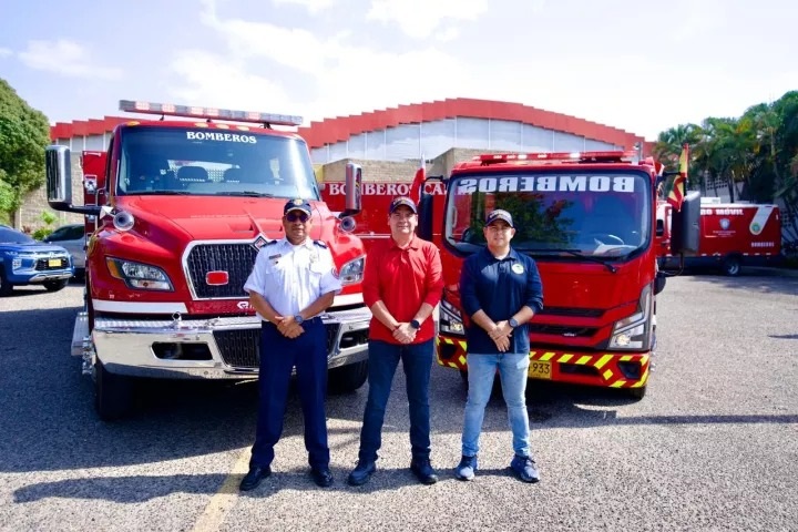Las nuevas unidades incorporan tecnología moderna y están diseñadas para mejorar de manera significativa la atención de emergencias en distintos puntos de la ciudad. Foto Alcaldía de Cartagena 
