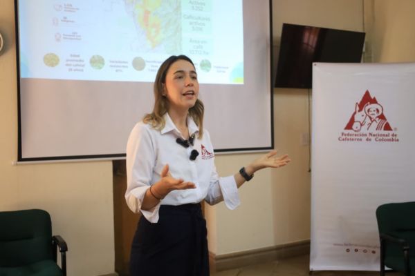 Sara Illidge Directora Federacion Nacional de Cafeteros de Colombia. Foto derechos reservados/EL INFORMADOR 