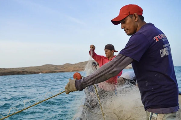 Las autoridades ambientales y marítimas han reconocido que la pesca INDNR afecta tanto aguas oceánicas como zonas costeras. Foto Universidad de La Guajira