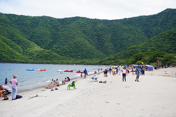 Uno de los lugares mágicos que pueden encontrar los visitantes en Santa Marta, es Bahía Concha, esta playa perteneciente al Parque Nacional Natural Tayrona, encanta a visitantes por sus aguas cristalinas y olas suaves; los viajeros pueden disfrutar de un baño contemplando la magia de las montañas de la Sierra Nevada. Uno de los lugares mágicos que pueden encontrar los visitantes en Santa Marta, es Bahía Concha, esta playa perteneciente al Parque Nacional Natural Tayrona, encanta a visitantes por sus aguas cristalinas y olas suaves; los viajeros pueden disfrutar de un baño contemplando la magia de las montañas de la Sierra Nevada.