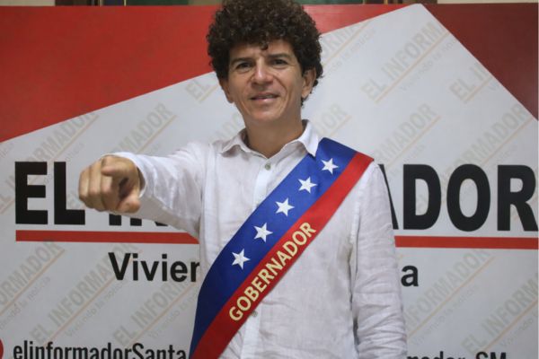 Miguel ‘El Mono’ Martínez, nuevo Gobernador del departamento del Magdalena. Imagen creada con IA. Derechos reservados EL INFORMADOR