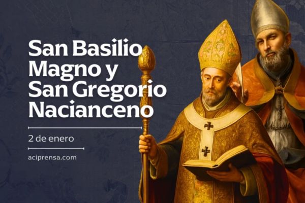 San Basílio Magno y San Gregorio Nacianceno, 2 de enero / ACI Prensa