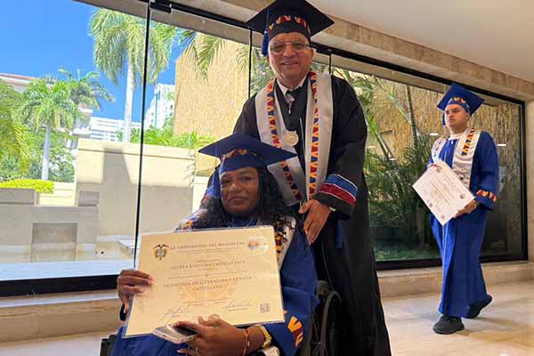 Directivos y miembros del consejo académico presidieron las ceremonias de graduación, reafirmando el compromiso institucional de Unimagdalena con una formación inclusiva y de calidad. Foto Unimagdalena