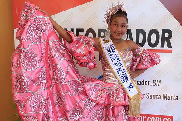 Valery Sofía Oliveros Brito, Reina infantil Pescaito. Foto derechos reservados EL INFORMADOR