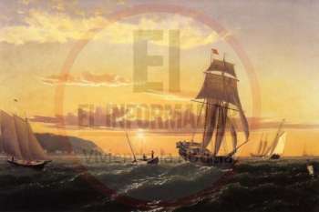 Imagen de referencia de embarcaciones de corsarios ingleses.