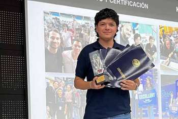 José Luis Ortega Buriticá, estudiante del grado 12. Foto cortesía álbum familiar