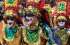 Integrantes de una comparsa participan este domingo, en la Gran Parada de Tradición, en el segundo día del Carnaval de Barranquilla (Colombia). EFE/ Ricardo Maldonado Rozo